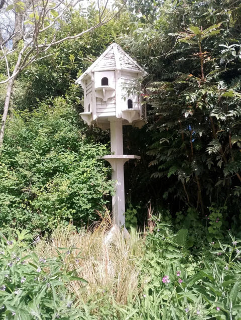 Ornate bird house