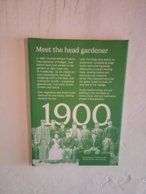 Historical garden area