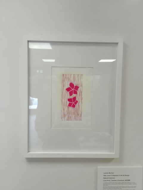 Lino print artwork