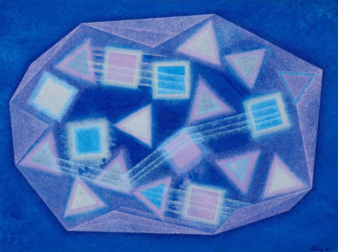 Crystal Guitar, 1978, Leo Kenney