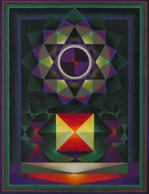 Untitled (The Temple of the Divine), 1992, G.R. Santosh